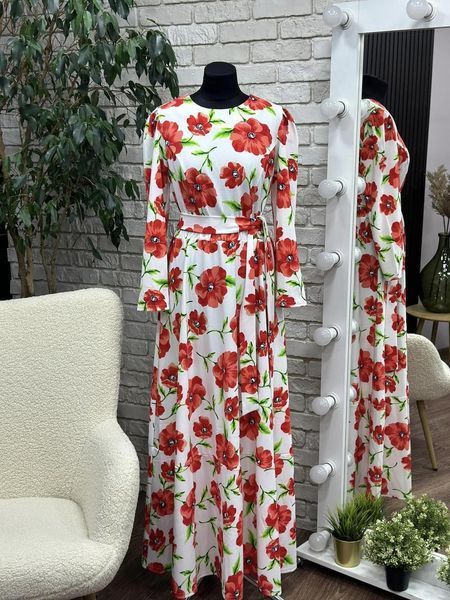 Стильна жіноча сукня, тканина "Трикотаж" розмір 52 18175-52 фото