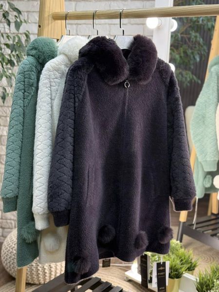 Невероятный женский кардиган, ткань "Альпака" 52, 54, 56, 58, 60 размер 52 20833-52 фото
