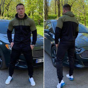 Стильний спортивний чоловічий костюм тканина "Турецький Еластик" 46, 50, 52, 54, 56 розмір 46 13919-46 фото