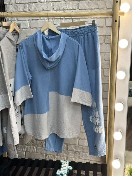 Стильный женский костюм, ткань "Жатка" 50, 52, 54, 56, 60, 62 размер 50 17809-50 фото