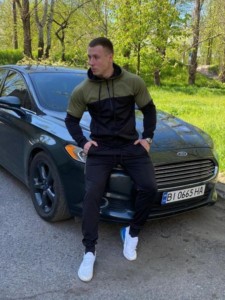 Стильний спортивний чоловічий костюм тканина "Турецький Еластик" 46, 50, 52, 54, 56 розмір 46 13919-46 фото