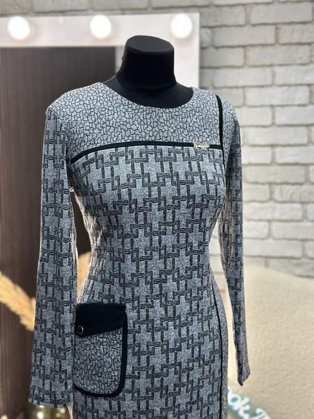 Стильна жіноча сукня, тканина "Трикотаж" 54, 56, 58, 60, 62 розмір 54 16417-54 фото