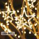 Новогодняя LED гирлянда в форме "Звездопада" 2.5х1.5 метра Цвет лампочек Теплый 8813 фото 6