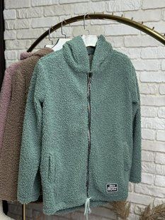 Комфортний жіночий кардиган, тканина "Тедді" 52, 56 розмір 52 21428-52 фото