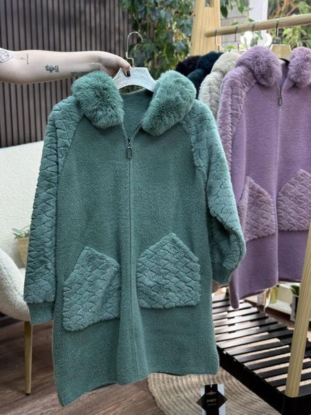 Невероятный женский кардиган, ткань "Альпака" 52, 54, 56, 58, 60, 62 размер 52 20816-52 фото