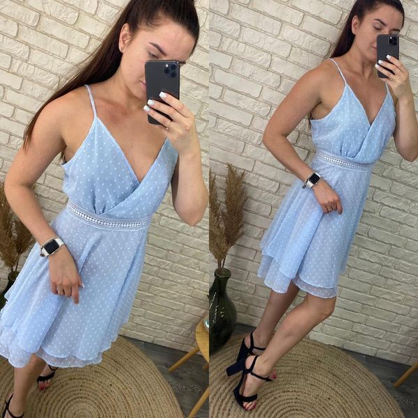 Изящное женское платье, ткань "Шифон" 44, 46, 48 размер 44 14972-44 фото
