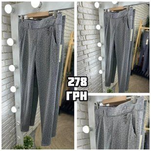 Стильные женские брюки, ткань "Хлопок-стрейч" 46, 48, 50, 52, 54, 56 размер 46 16692-46 фото
