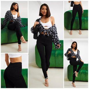 Невероятные женские джегинсы, ткань "Джинс" 42, 44, 46, 48, 50, 52 размер 42 19379-42 фото