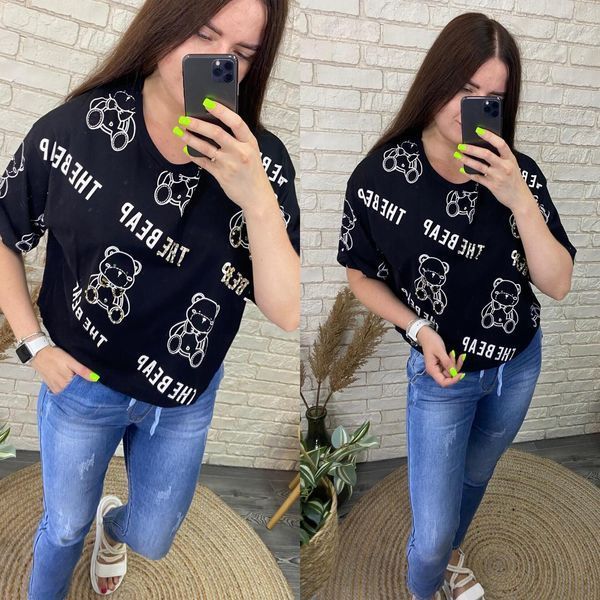 Стильная женская футболка, ткань "Трикотаж" 48, 50 размер 48 15128-48 фото