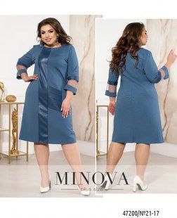 Стильна жіноча сукня, тканина "Трикотаж" 52, 54, 58 розмір 52 16430-52 фото
