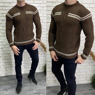 Стильний чоловічий светр, тканина "В'язка" 46, 48, 50 розмір 46 12150-46 фото