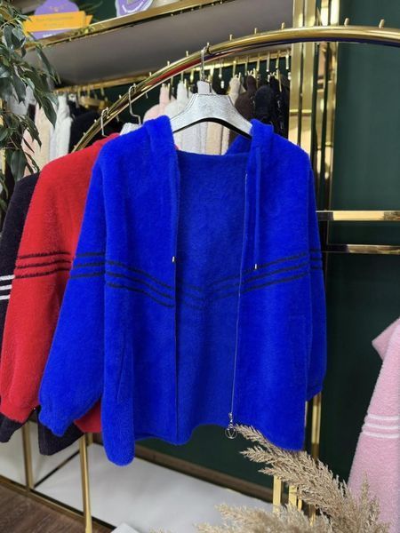 Неймовірний жіночий кардиган, тканина "Альпака" 54, 56, 58 розмір 54 21180-54 фото
