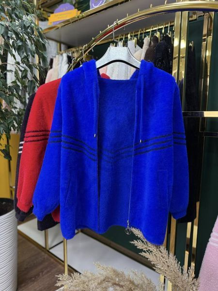 Неймовірний жіночий кардиган, тканина "Альпака" 54, 56, 58 розмір 54 21180-54 фото
