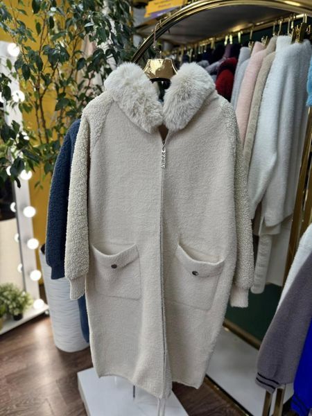 Неймовірний жіночий кардиган, тканина "Альпака" 58, 60, 62 розмір 58 21346-58 фото