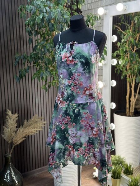 Изысканный женский сарафан, ткань "Коттон" 48, 50, 52, 54 размер 48 19989-48 фото