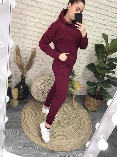 Стильный женский костюм, ткань "Трикотаж двухнитка" 46, 48 размер 46 13630-46 фото