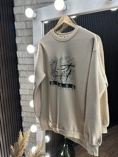 Стильний жіночий світшот, тканина "Трикотаж" 46/48, 50/52 розмір 46/48 16468-46/48 фото