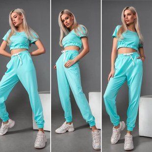 Стильный женский костюм, ткань "Трикотаж" 44, 46, 48 размер 44 10589-44 фото