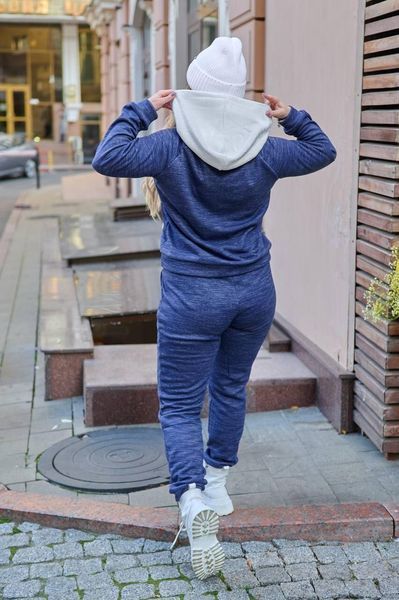 Эксклюзивный женский костюм, ткань "Трикотаж на мехе" 48, 50, 52, 54, 56, 58, 60, 62, 64 размер 48 12913-48 фото
