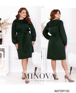 Утонченное женское платье, ткань "Еврокостюмка+Шифоновые вставки" 48, 50, 52, 54, 56, 60, 62, 64 размер 48 13025-48 фото