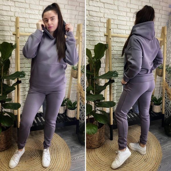 Великолепный женский костюм, ткань "Трикотаж на флисе" 46, 48, 50, 52, 54 размер 46 12217-46 фото