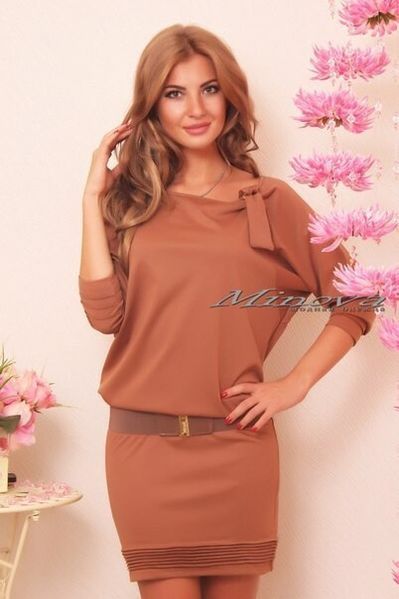Изысканное женское платье, ткань "Трикотаж" 42, 44 размер 42 14586-42 фото