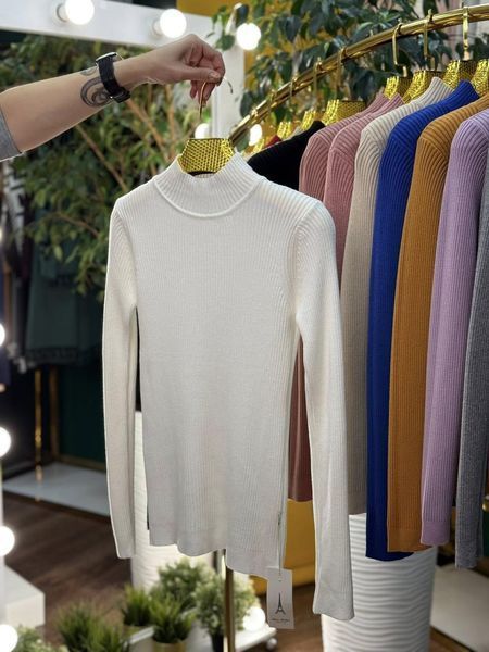 Невероятный женский гольф, ткань "Кашемир" 44, 46, 48, 50, 52 размер 44 21419-44 фото