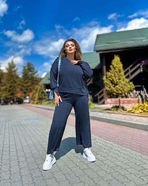 Стильный женский костюм, ткань "Трикотаж" 52, 54 размер 52 18041-52 фото