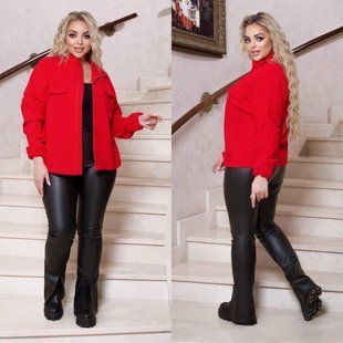 Шикарная женская куртка, ткань "Вельвет" размер 50 15699-50 фото