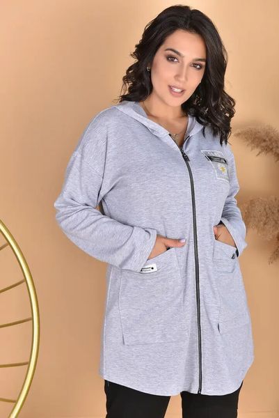 Комфортний жіночий костюм двійка, тканина "Трикотаж-двонитка" 52, 54, 58, 62 розмір 52 14146-52 фото