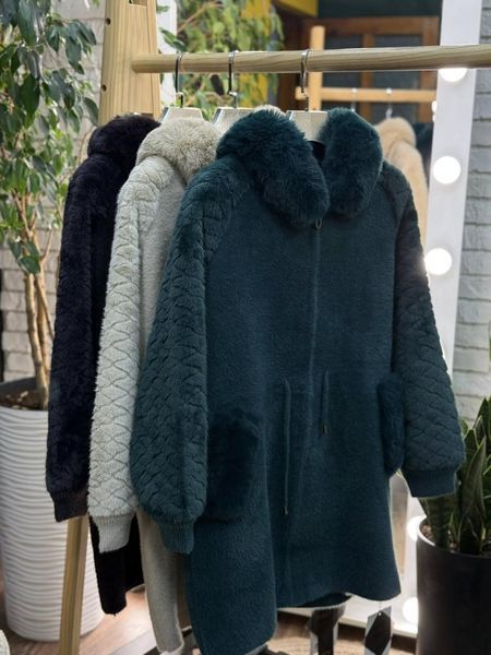 Неймовірний жіночий кардиган, тканина "Альпака" 50, 52, 54, 56, 58, 60 розмір 50 20818-50 фото