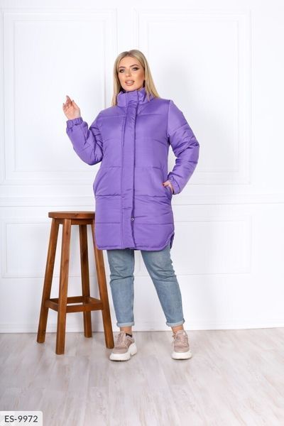 Стильное женское пальто на синтепоне 250, ткань "Плащевка Канада" 42 размер 12455-42 фото