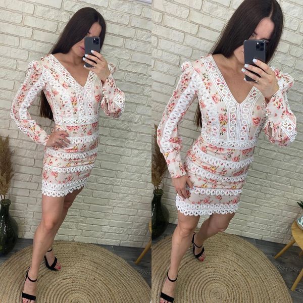 Очаровательное женское платье, ткань "Котон" 40, 42, 44, 46 размер 40 15011-40 фото