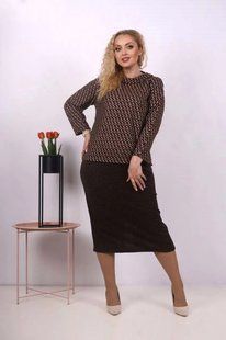 Стильний жіночий костюм, тканина "Трикотаж" 52, 56, 64 розмір 52 17749-52 фото