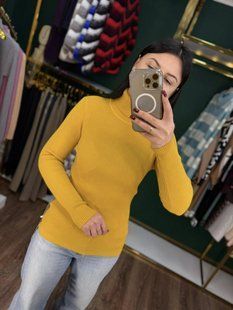 Неймовірний жіночий гольф, тканина "Трикотаж" 46, 48, 50, 52, 54 розмір 46 21400-46 фото