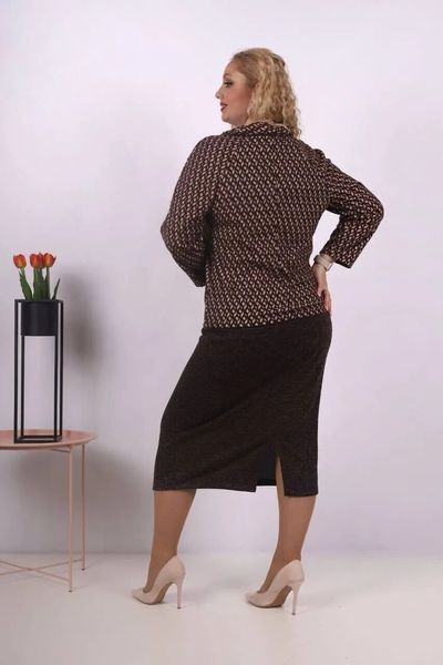 Стильный женский костюм, ткань "Трикотаж" 52, 56, 64 размер 52 17749-52 фото