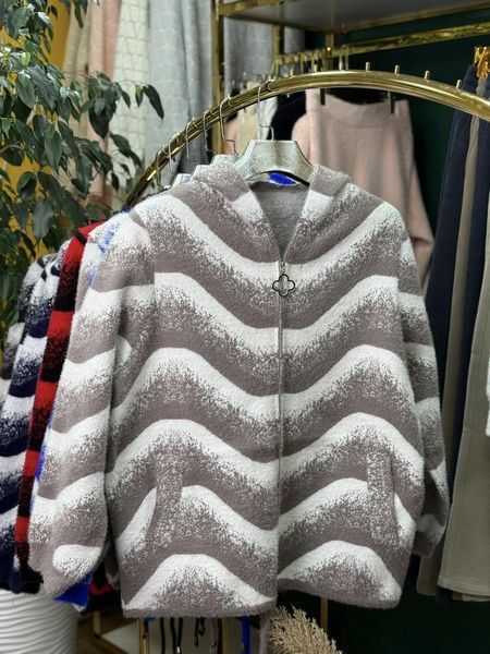 Неймовірний жіночий кардиган, тканина "Альпака" 52, 54, 56, 58 розмір 52 21289-52 фото
